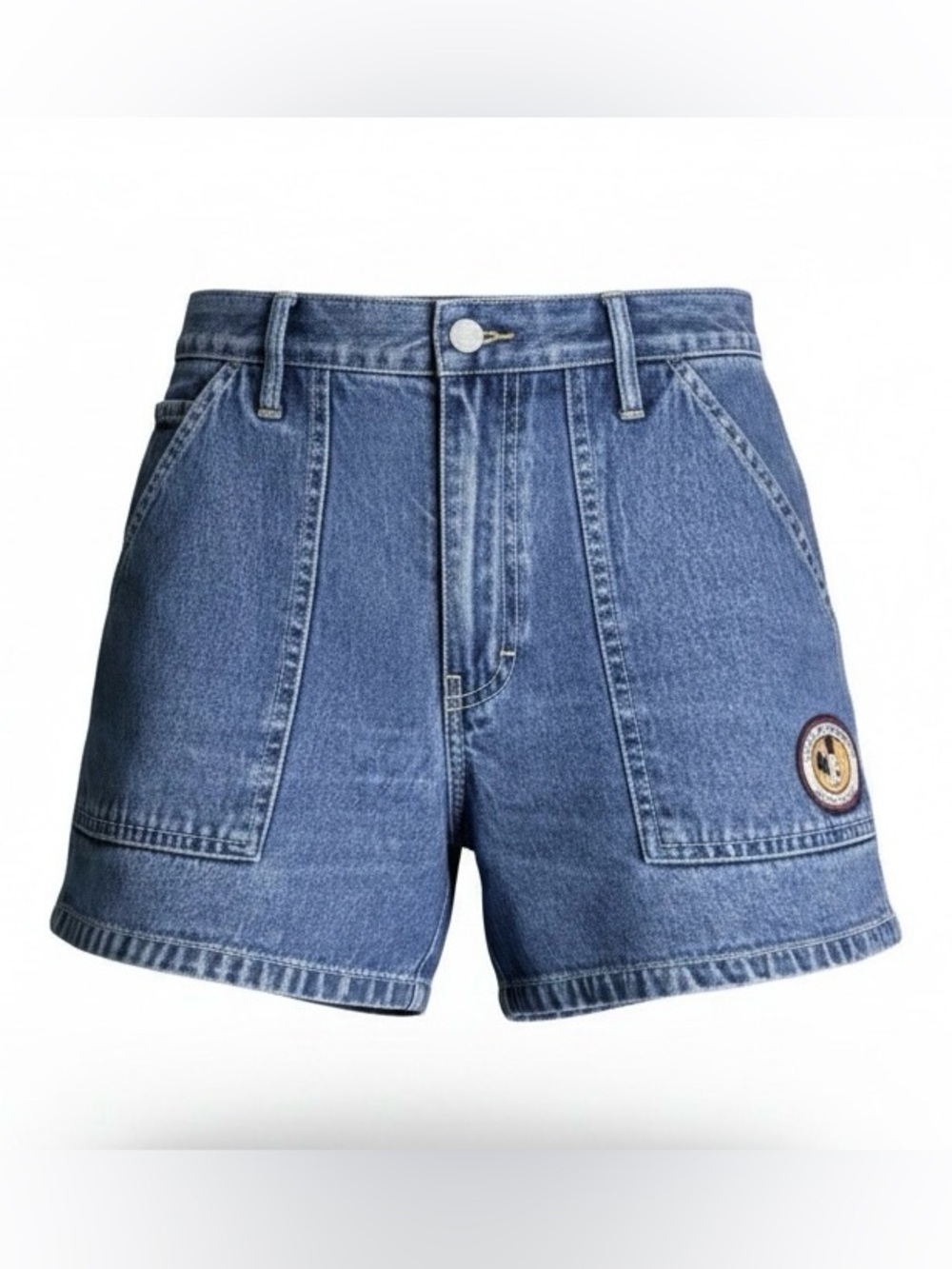 Vintage 90s Mickey Unlimited Disney Denim Shorts Size 5/6 juniors